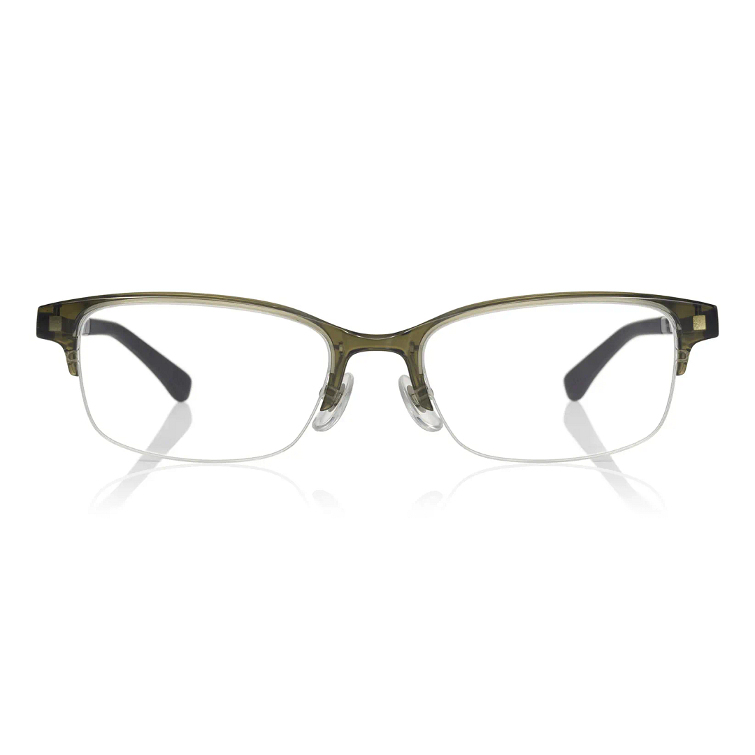 OWNDAYS | AIR Khaki Half Rim Browline right side